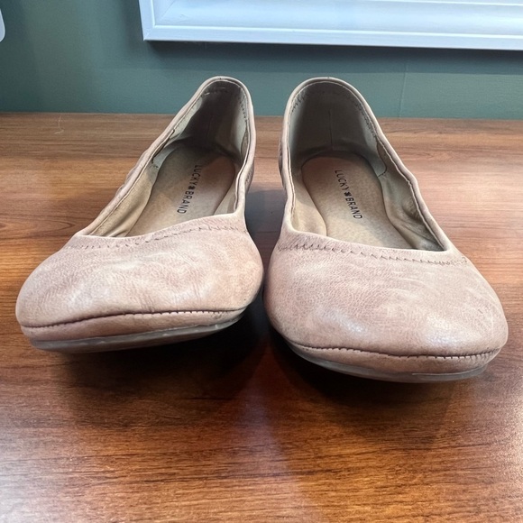 Lucky Brand Emmie Leather Ballet Flats Size 9 Excellent Condition - Picture 4 of 15